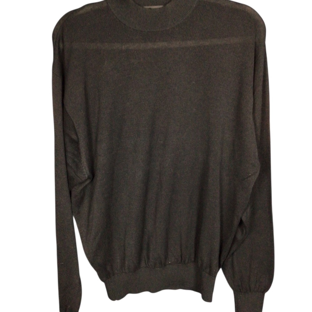 Baracuta Classic Black Men's Sweater Large 55% Silk 45%Cotton